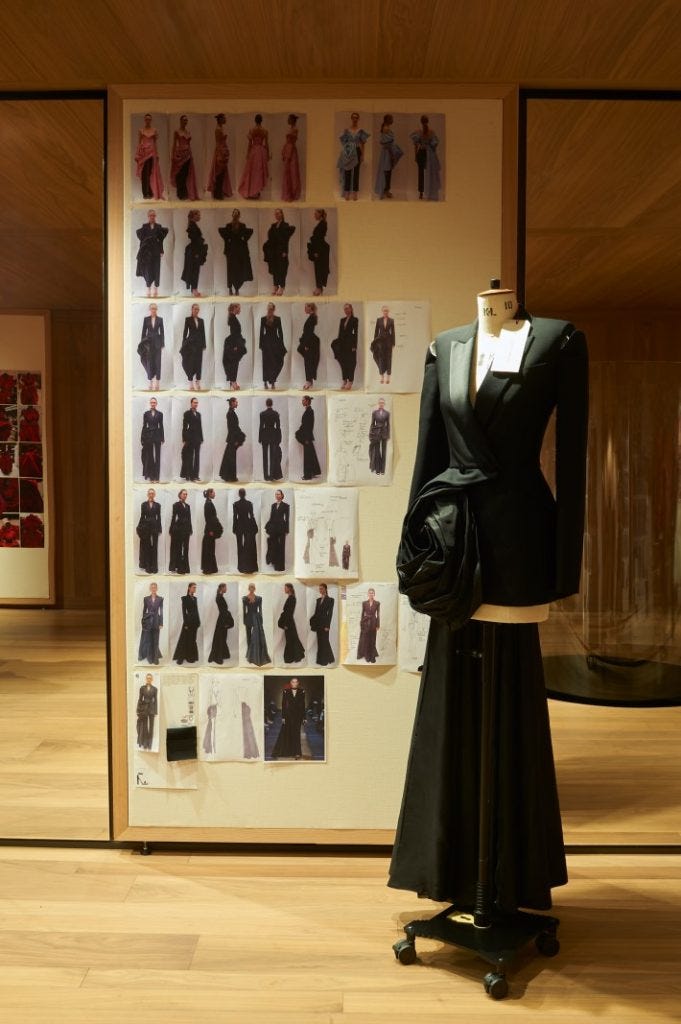 Alexander McQueen opens 'Roses' exhibition at London flagship