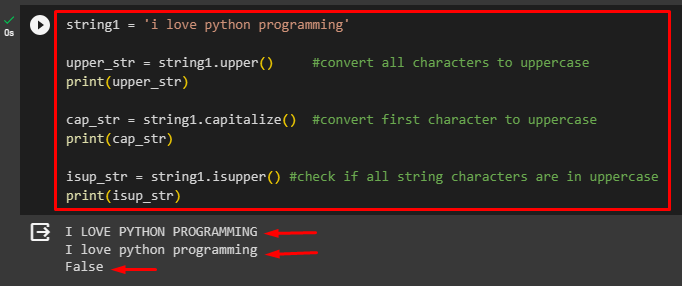 Python “upper()” Method. The “upper()” method is a Python… | by John Doe |  Medium
