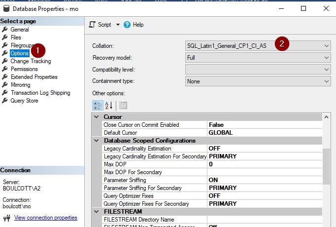 Collation in SQL Server. Introduction |