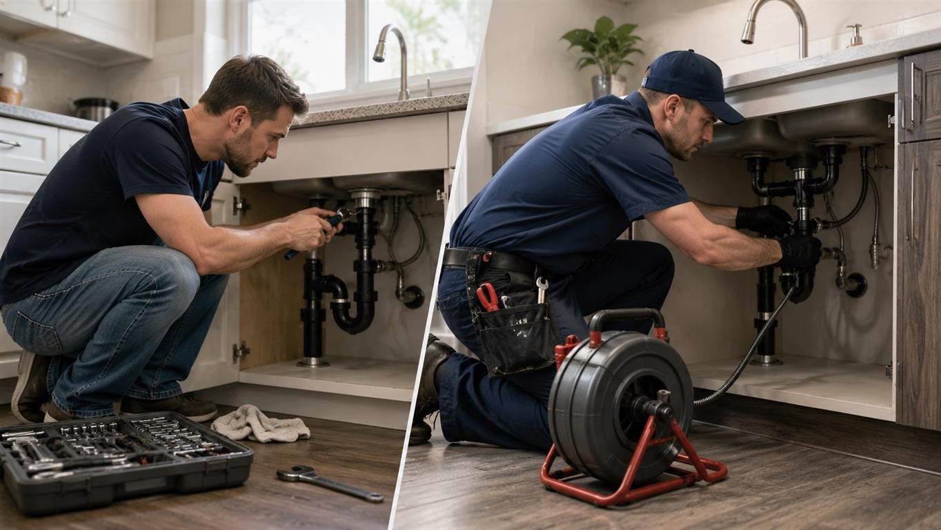 DIY vs When to Call a Professional: Plumbing Repairs in Alpharetta Homes