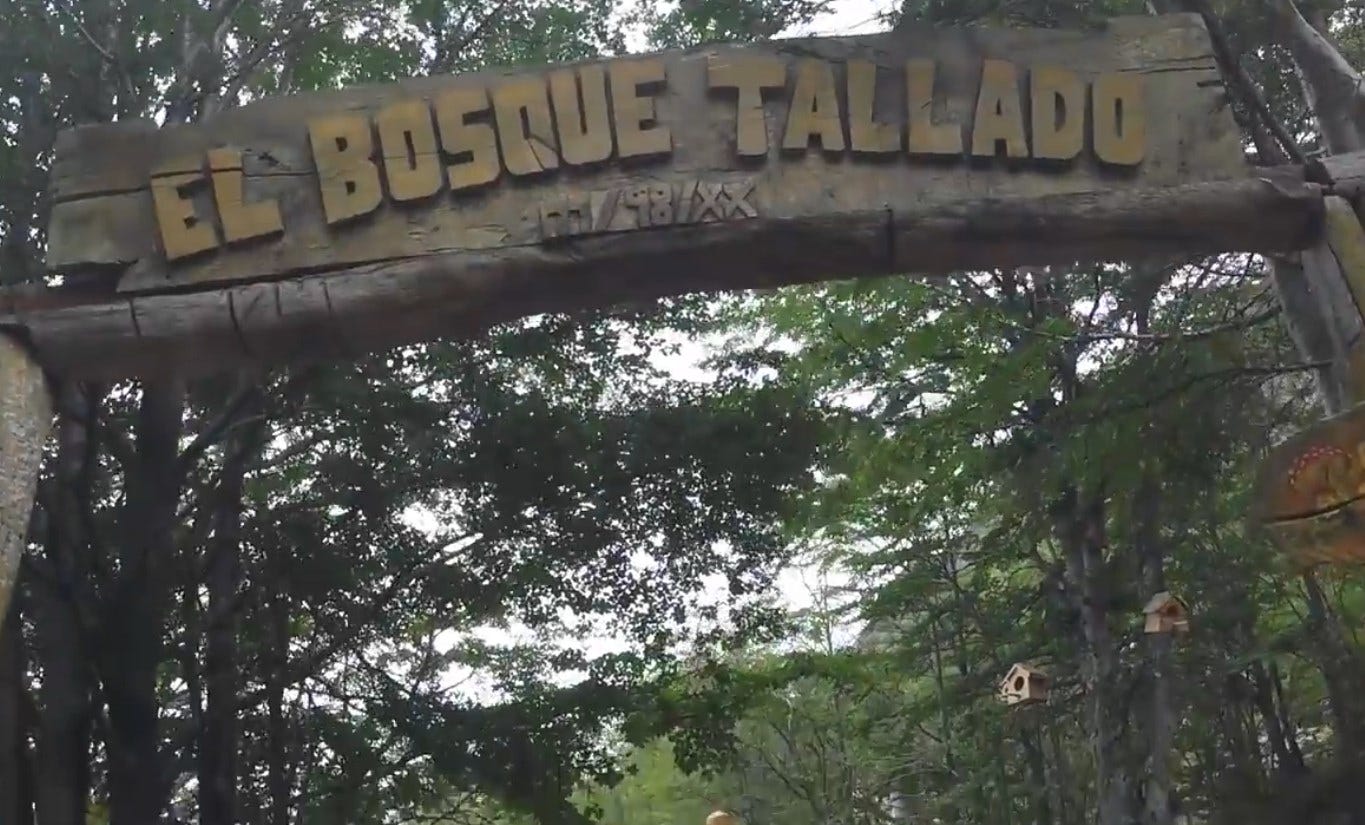El Bosque Tallado, mágico y natural /The magical and natural Carved Forest. [ESP/ENG]