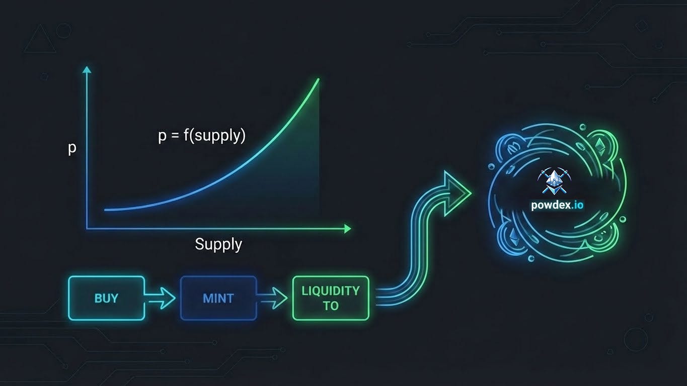 Bonding Curves on strongmoon.com: A Technical Overview