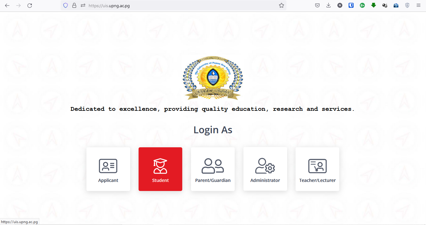How to Check your UPNG Registered Courses in UIS