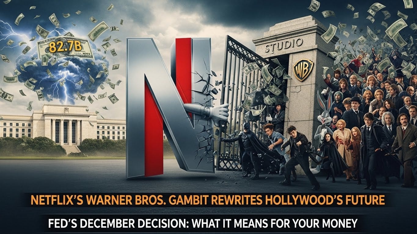 The $82.7B Deal That Just Rewrote Hollywood’s Future: Netflix’s Warner Bros Gambit and What the…