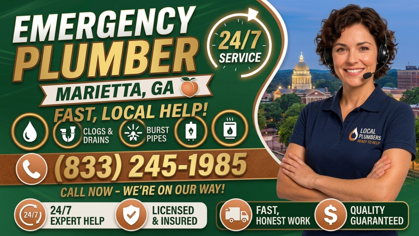 Emergency Plumber Marietta Georgia Phone Number — Fast 24/7 Help