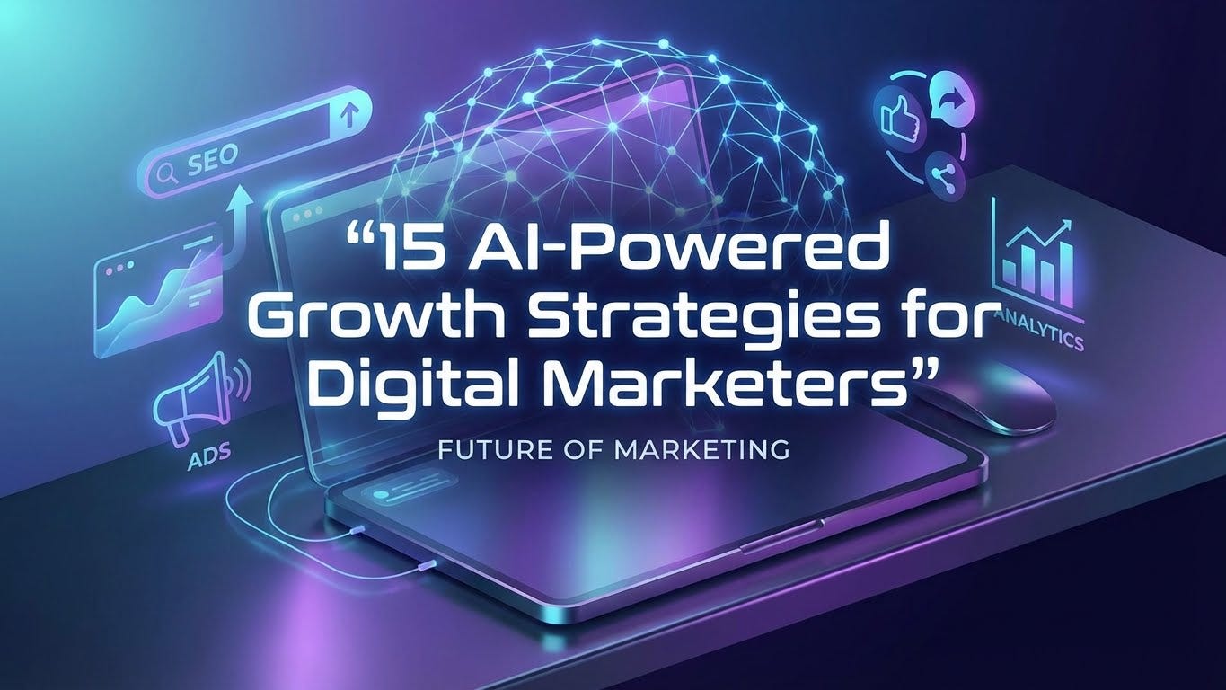 15 AI Powered Growth Strategies for Digital Marketers