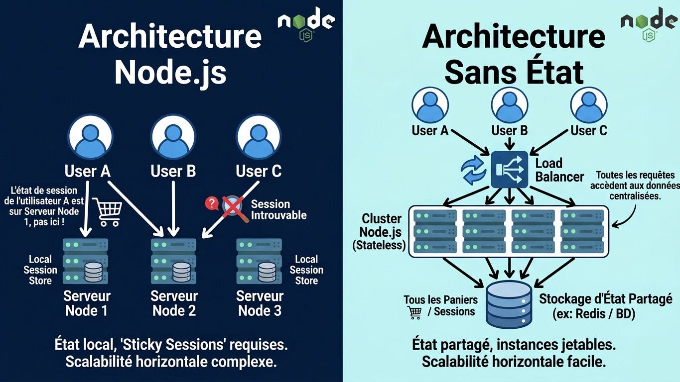 Stateless vs Stateful : pourquoi l’architecture bloque la montée en charge