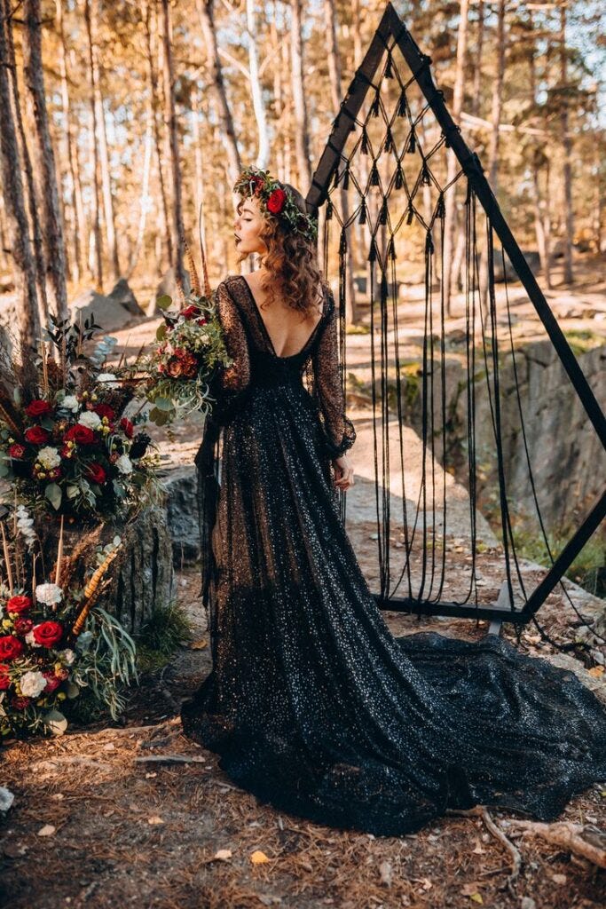 slim fit dress slacks Black Lace Wedding Dress Mermaid High Neck Wedding Dress See Through B –  SELINADRESS main image 0