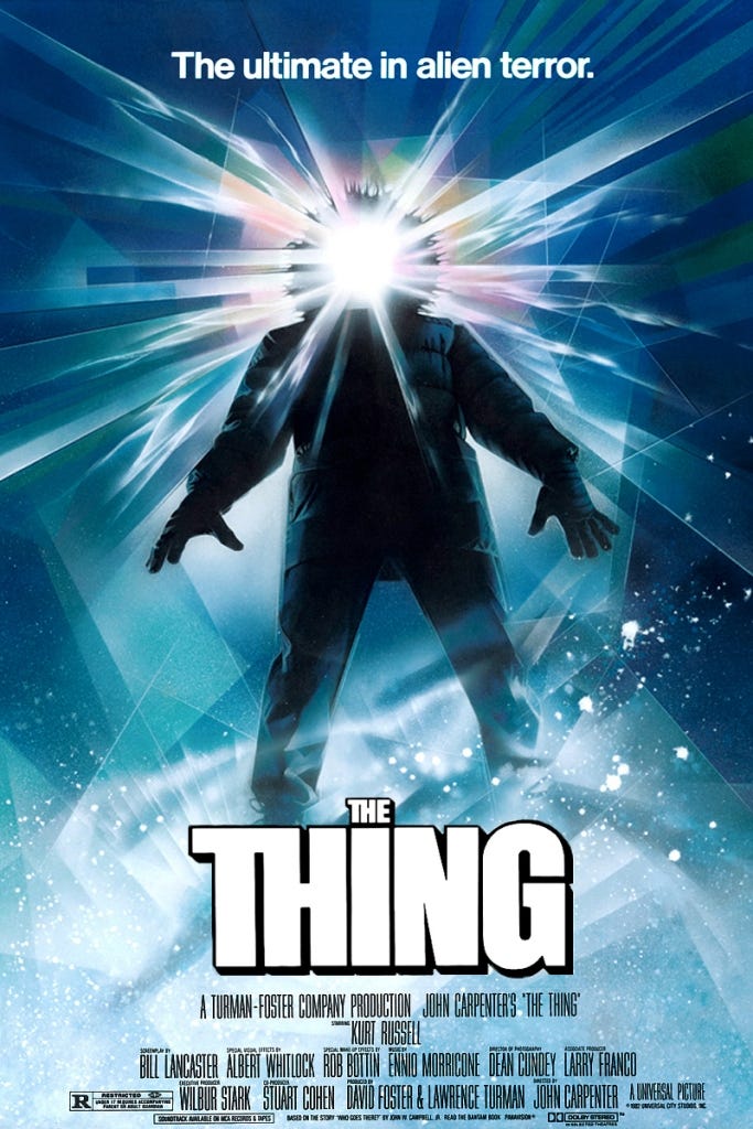 Mike David on X: The Thing (1982) Directed by John Carpenter My favorite  horror film 🤩  / X