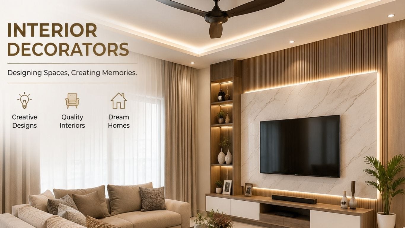 How to Choose the Right Interior Decorators in Coimbatore for Your Dream Home.