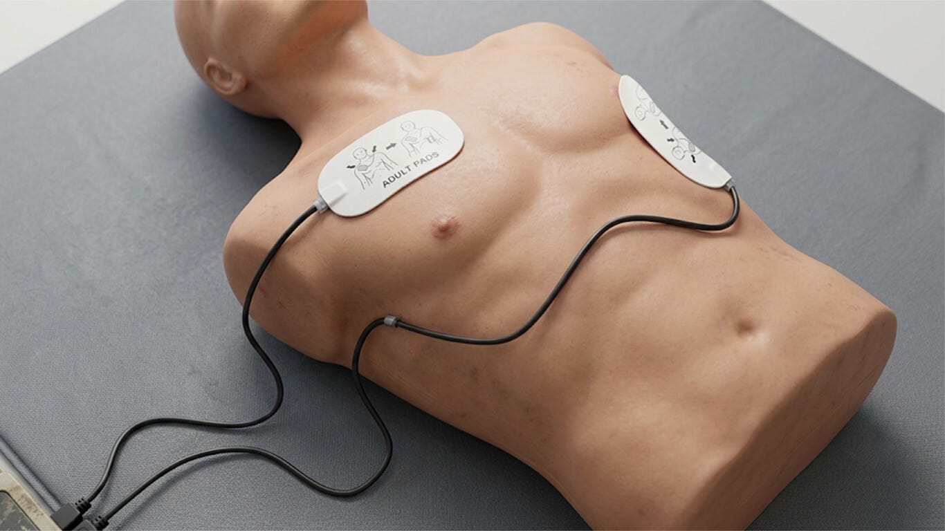 AED Electrode Pad Placement Guide