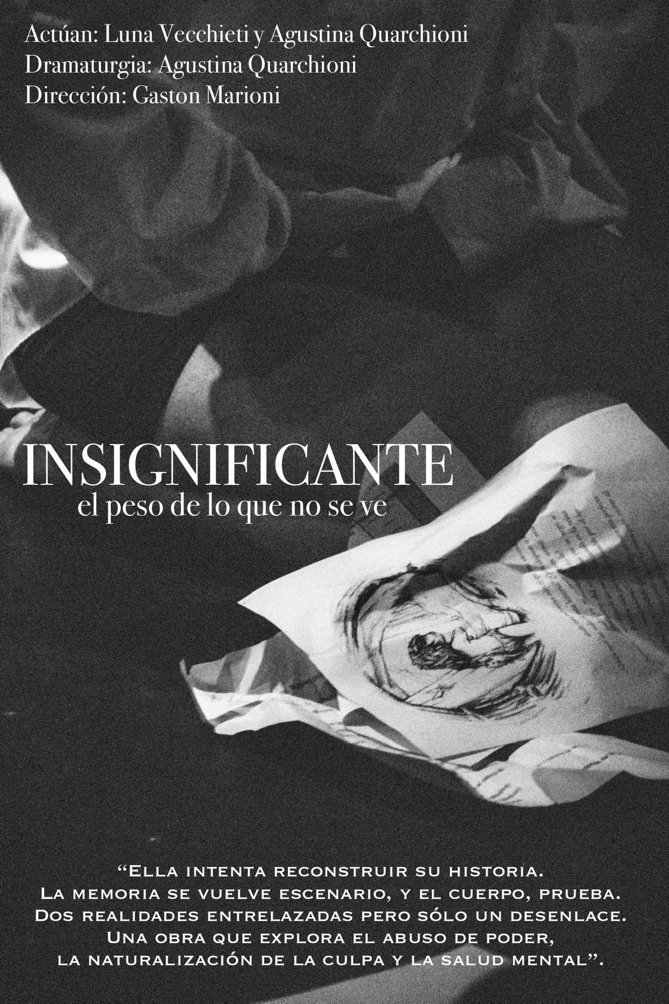 “Insignificante (el peso de lo que no se ve): Para no olvidar