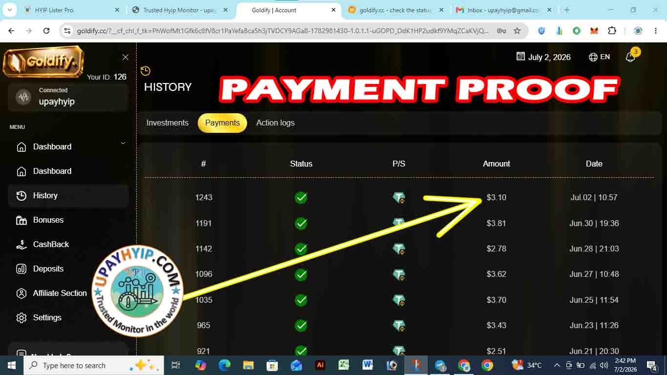 PAYMENT PROOF