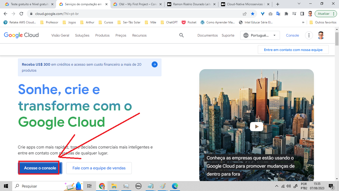 TUTORIAL - Criar projeto e alerta de faturamento na GCP