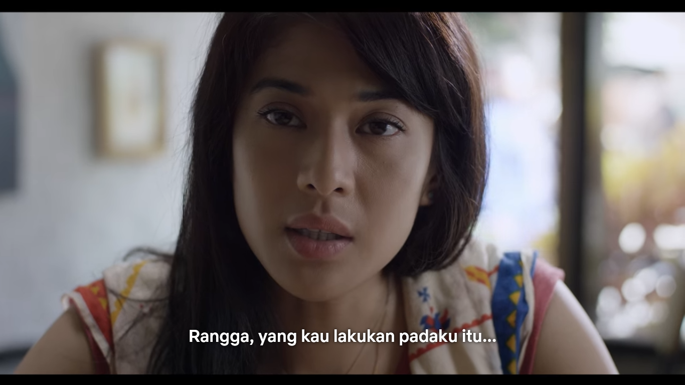 Rangga, yang kamu lakukan ke saya itu.. Jahat.