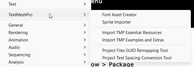 Unity - Manual: Font assets