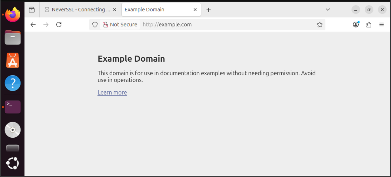 ubuntu browser activity 2