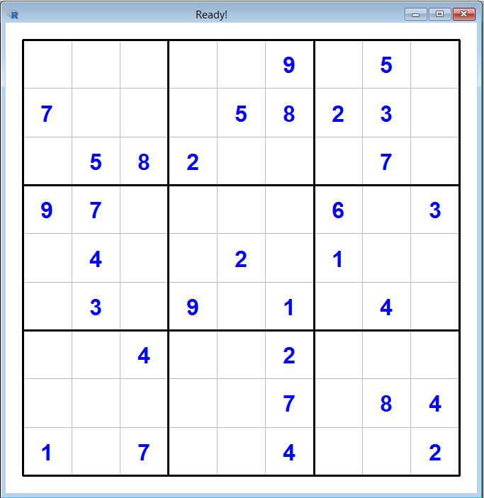 How to generate, play and solve Sudoku puzzles in R, by Tumuhimbise Moses