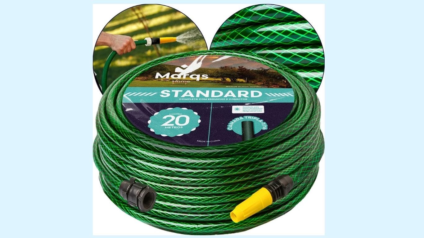 Mangueira para Jardim 20 Metros: Resistente e Flexível para Uso Diário!