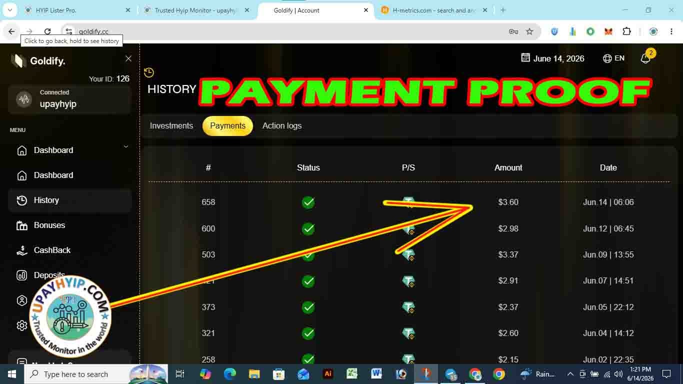 PAYMENT PROOF
🚀🚀🚀 PAYMENT PROOF 🚀🚀🚀
FAST WITHDRAWAL PAYMENT SYSTEM