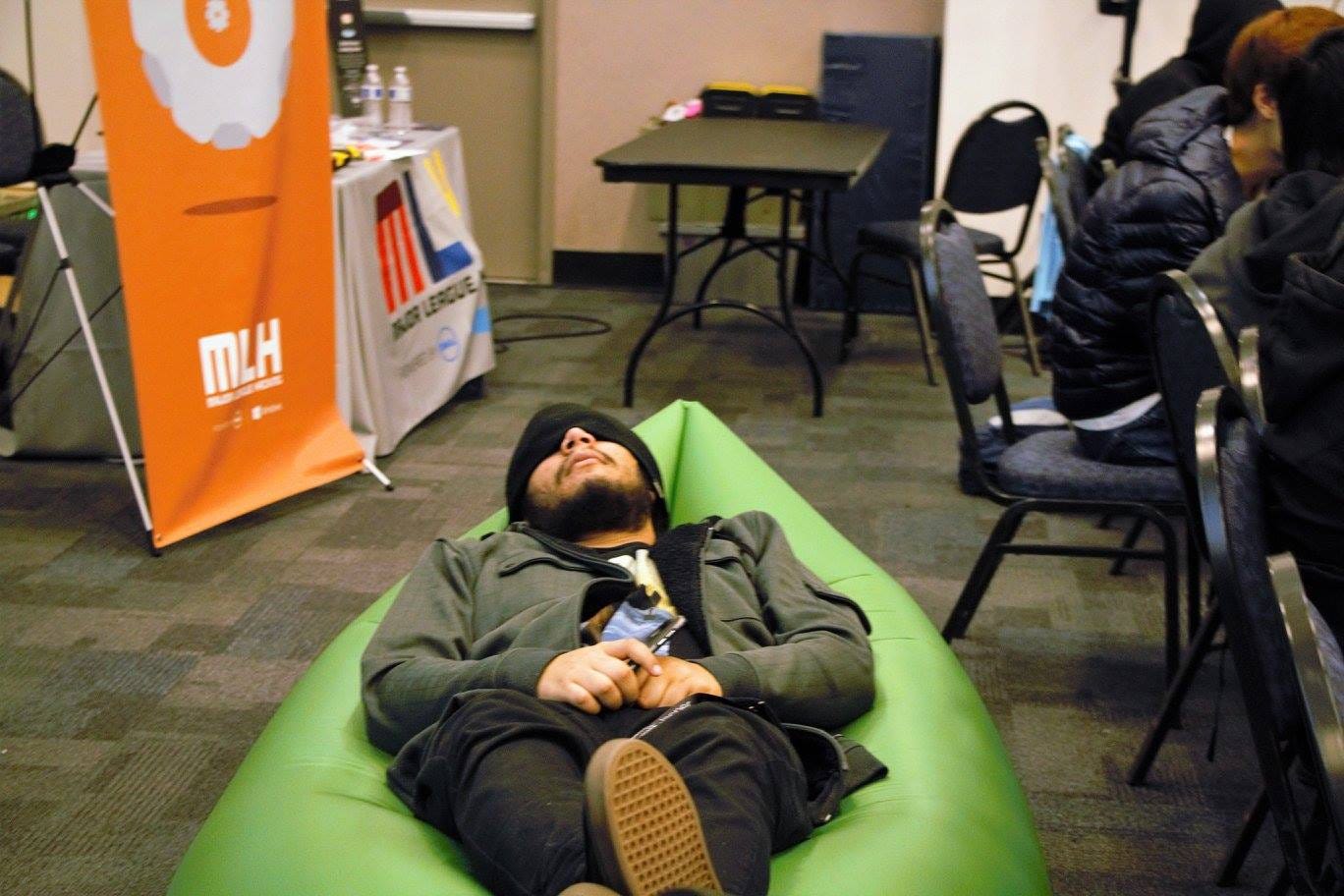 Bring your own sleeping gear!