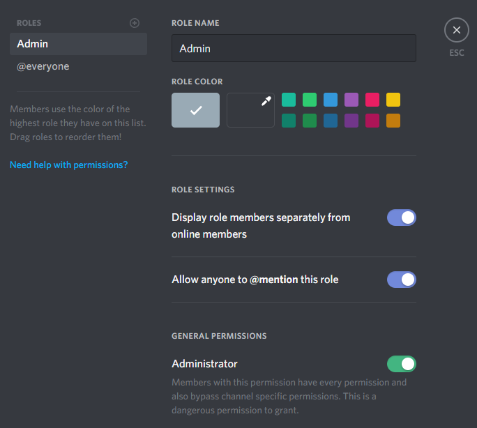 Discord: Getting Server Roles – Raleigh Astronomy Club