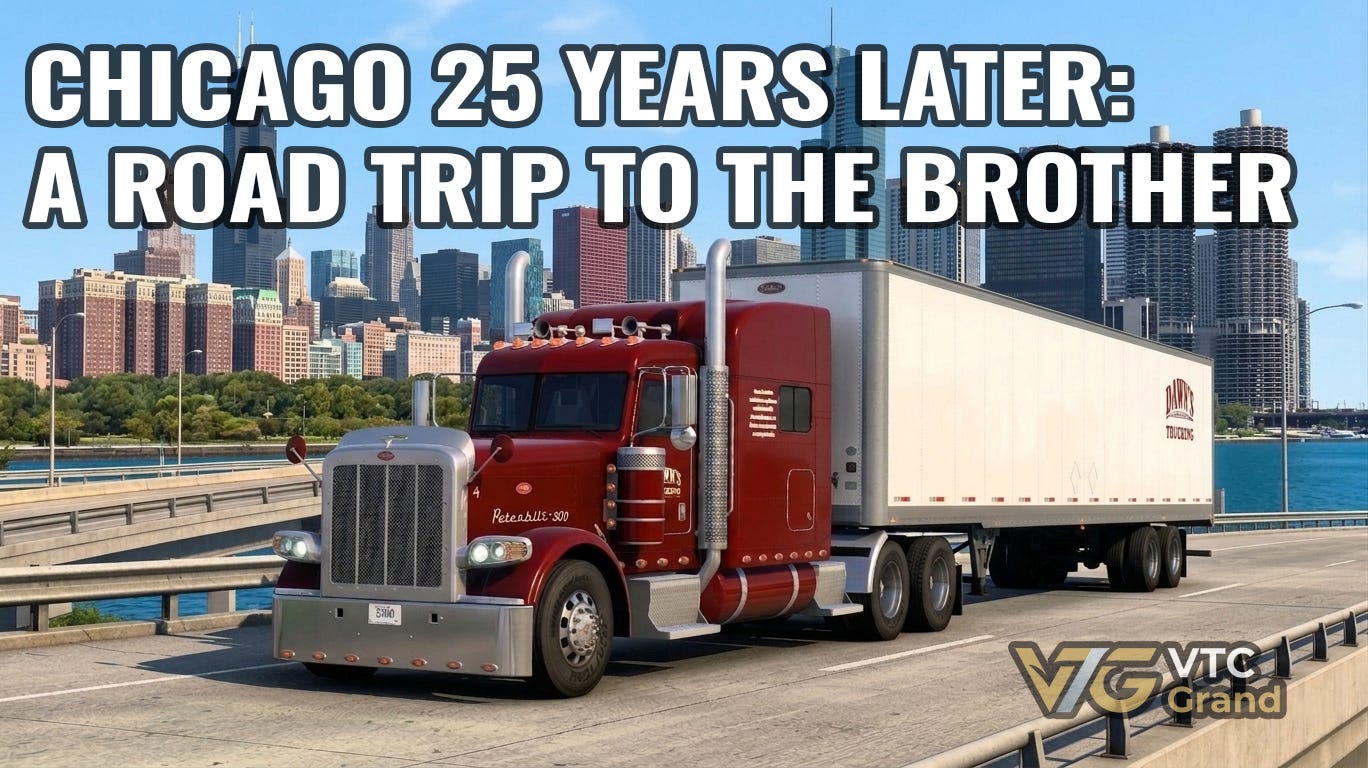 Goodbye, America… Heading to Chicago
to Visit My Brother: An Illinois DLC
Review in the Legendary…