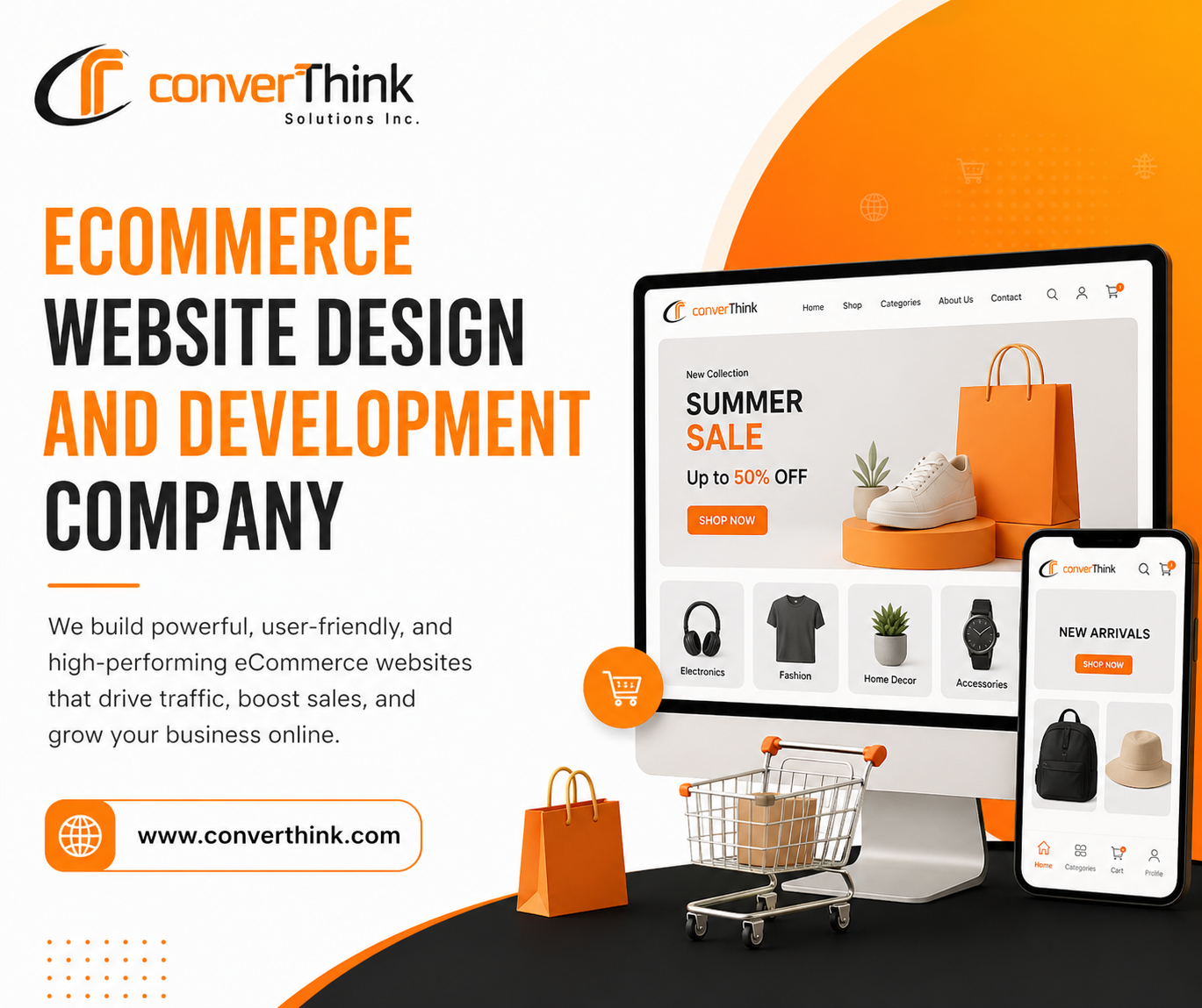 Grow Faster with the Right Ecommerce Website Design and Development Partner