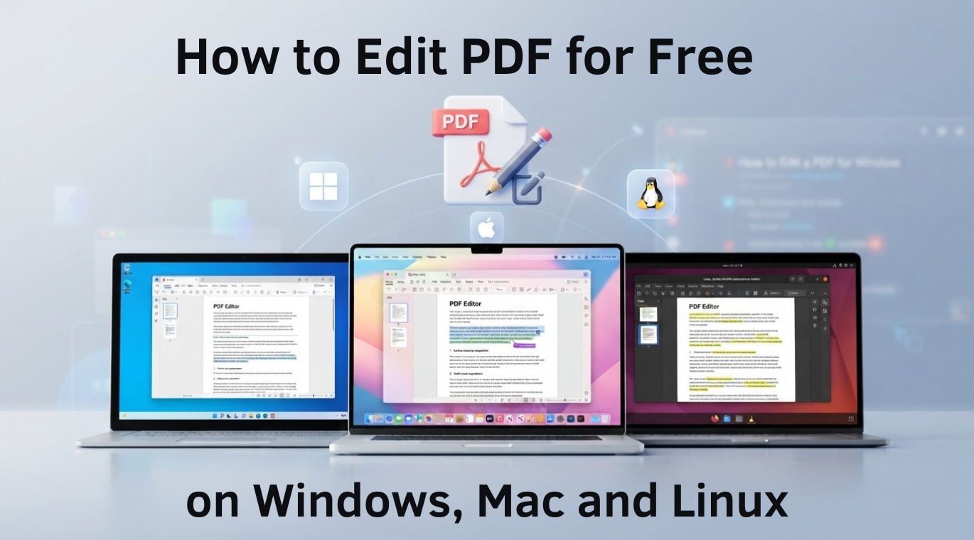 How to Edit a PDF for Free on Windows, Mac and Linux