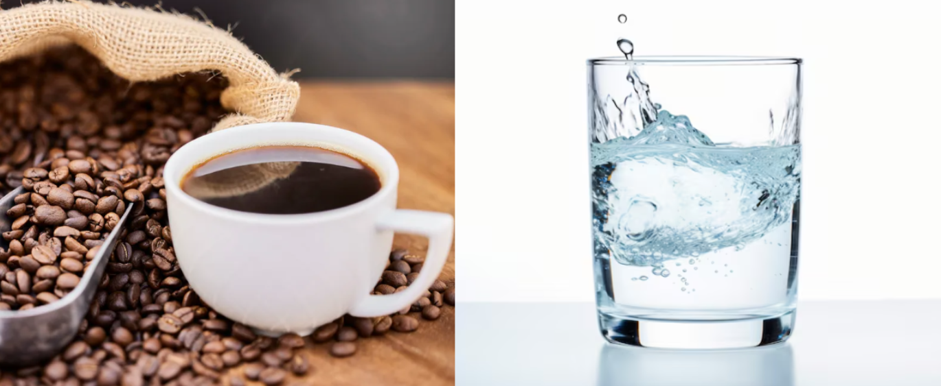 Coffee vs Water: What Your Body Actually Needs More (커피 vs 물: 당신의 몸에 더 필요한 것은 무엇일까)
