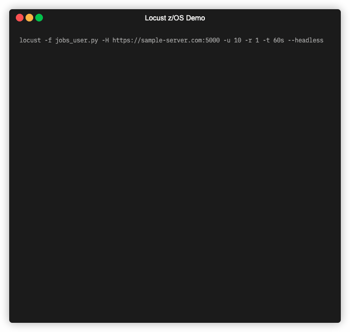 Locust demo