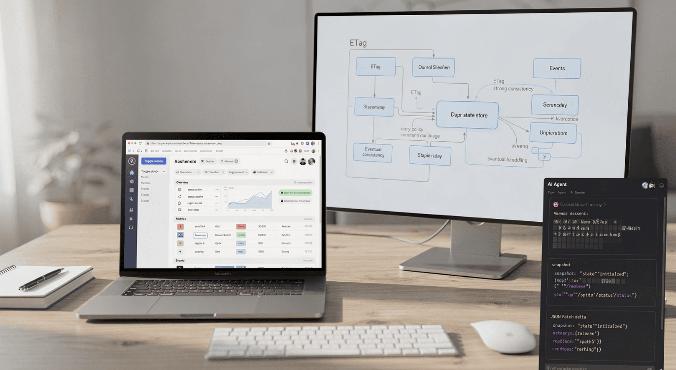 State Management 2025: React, Server State, URL State, Dapr & Agent Sync