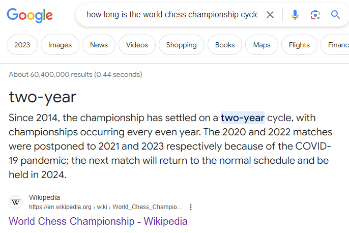 International Chess Federation on X: The first tie-break criteria for  Swiss-system events of the World Championship Cycle will be average rating  of opponents, excluding the lowest-rated opponent. In case of a further