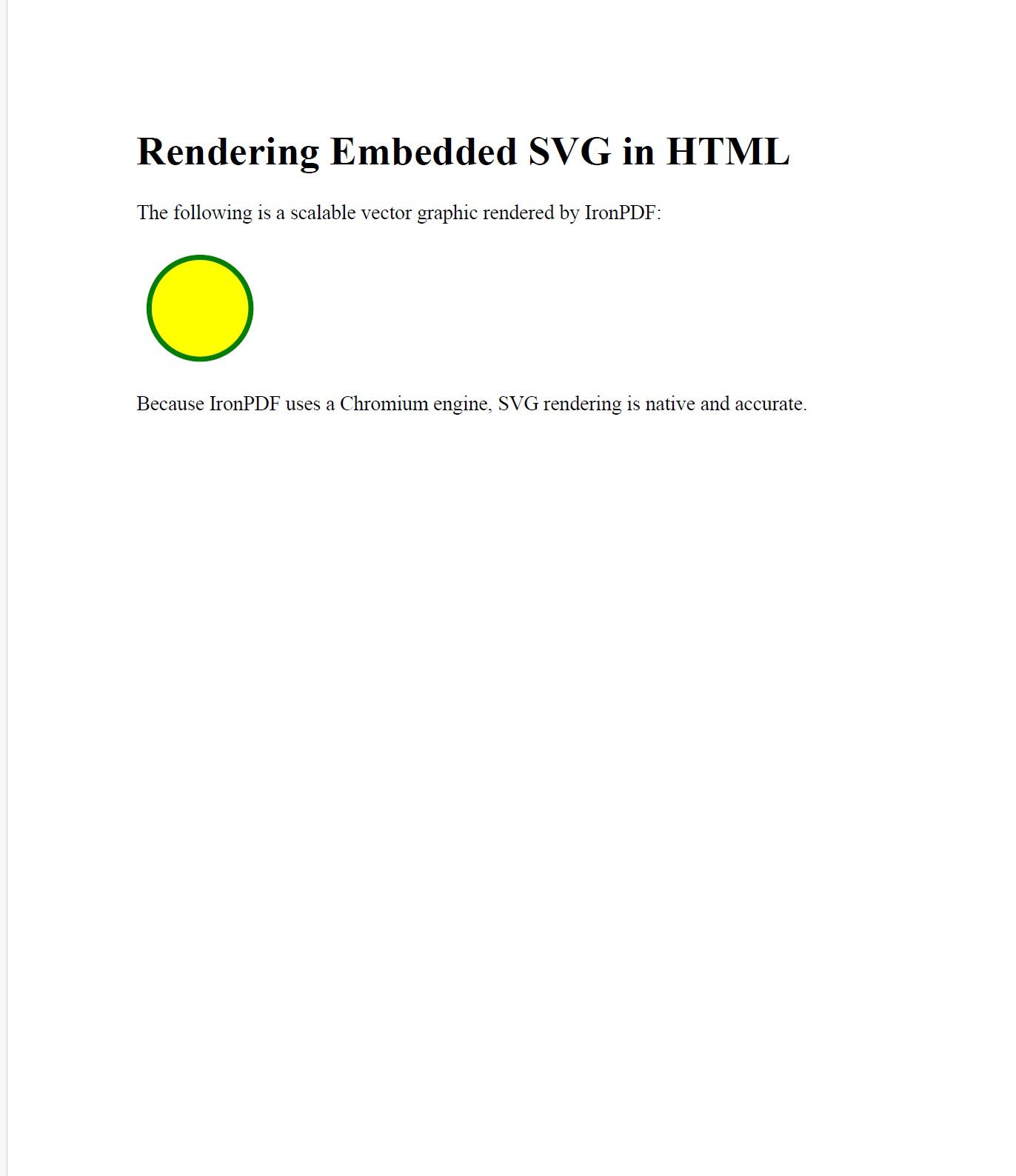 Mastering SVG Integration with IronPDF for .NET