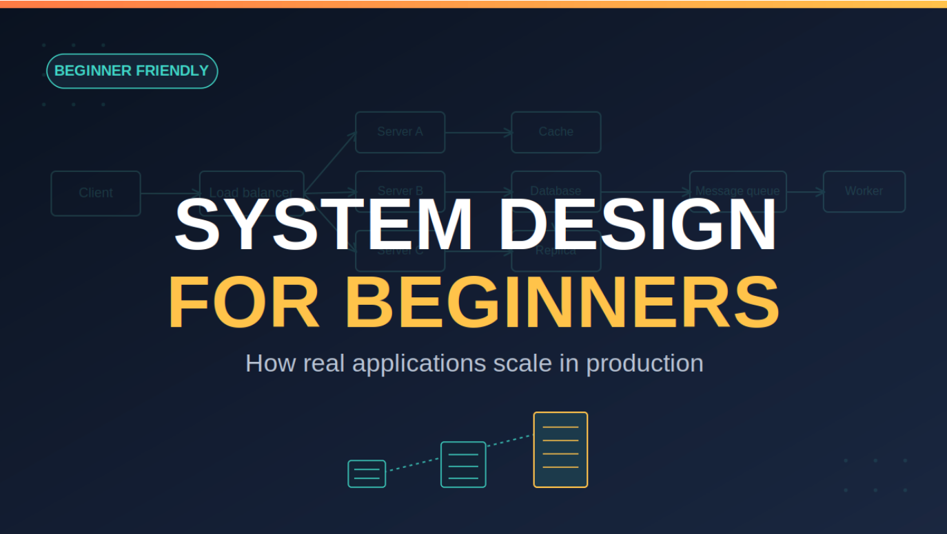 System Design for Beginners: How Real Applications Scale in Production