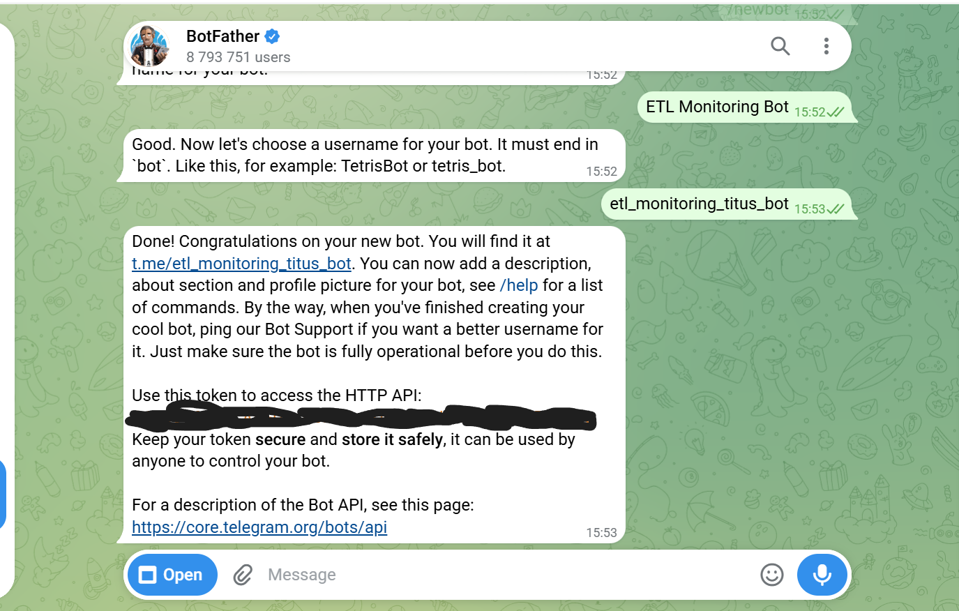 BotFather Telegram
