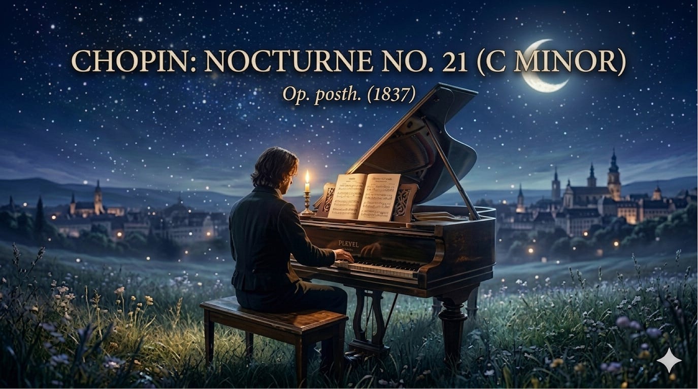 A Dive Into My First Chopin Piece: Nocturne No. 21 in C Minor, Op. Posthumous.