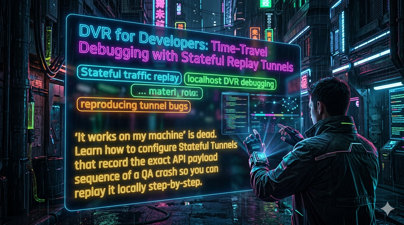 DVR for Developers: Time-Travel Debugging with Stateful Replay Tunnels