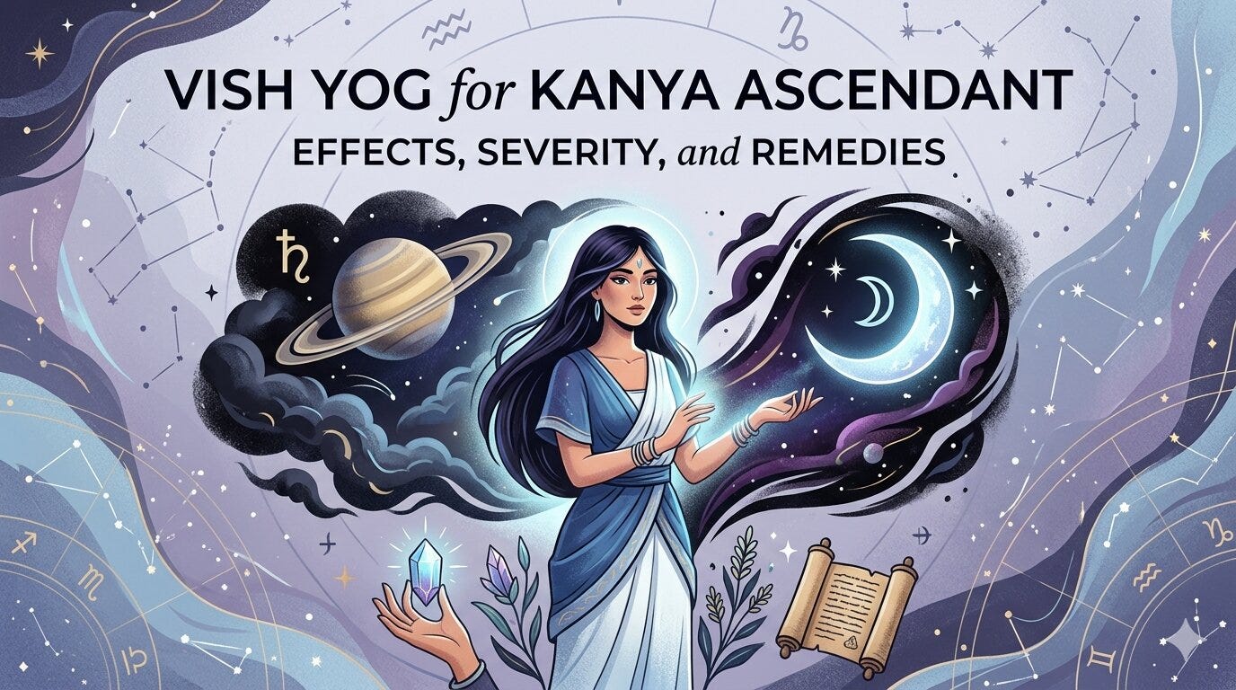 When Vish Yog Forms in a Virgo (Kanya) Ascendant: What It Really Means