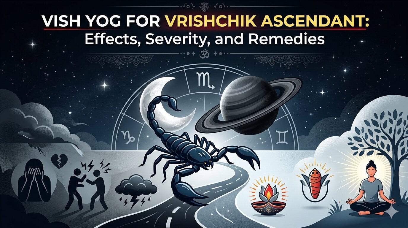 Vish Yog for Meen (Pisces) Ascendant: What It Really Means & Practical Remedies