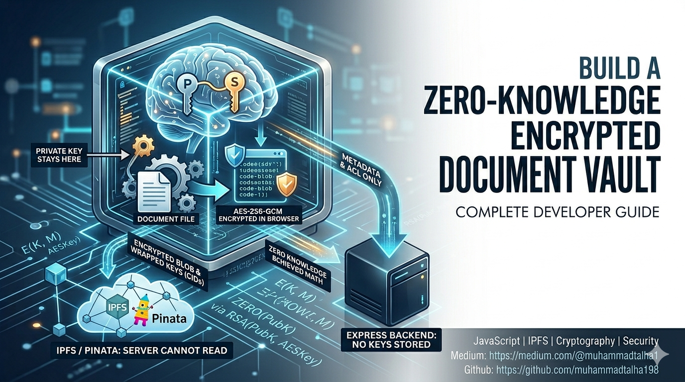 Build a Zero-Knowledge Encrypted Document Vault: Complete Developer Guide