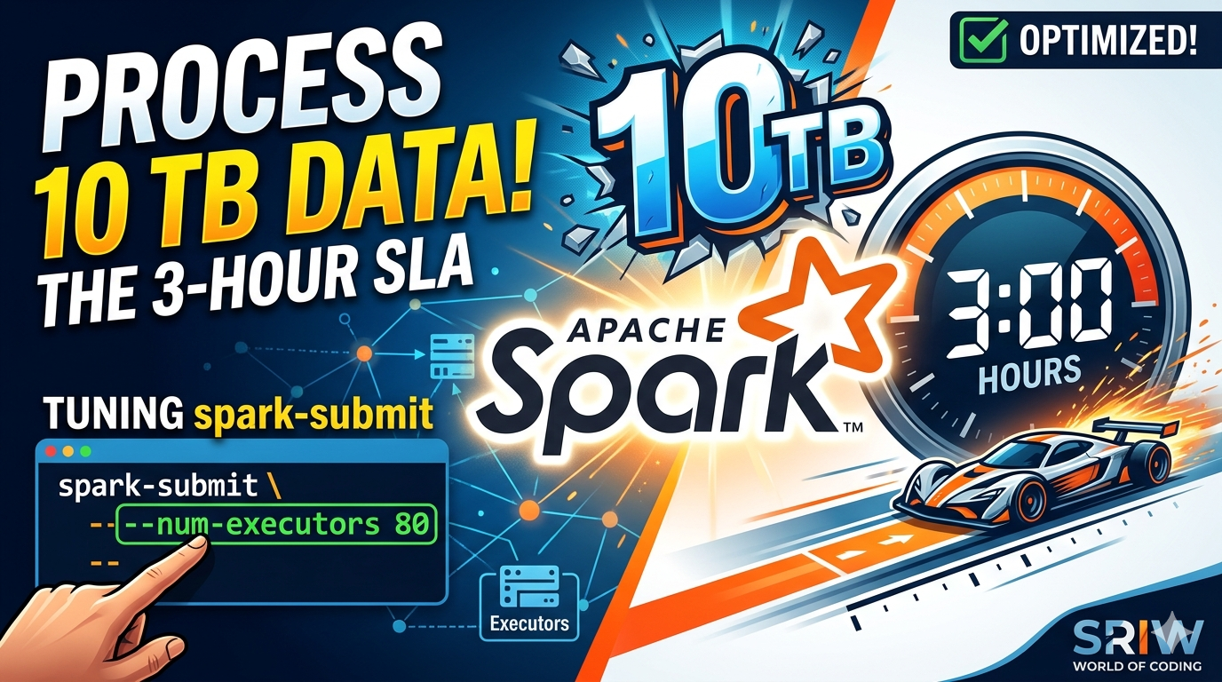 🚀 Processing 10 TB Data in Apache Spark in 3 Hours: A Cost-Effective Tuning Guide