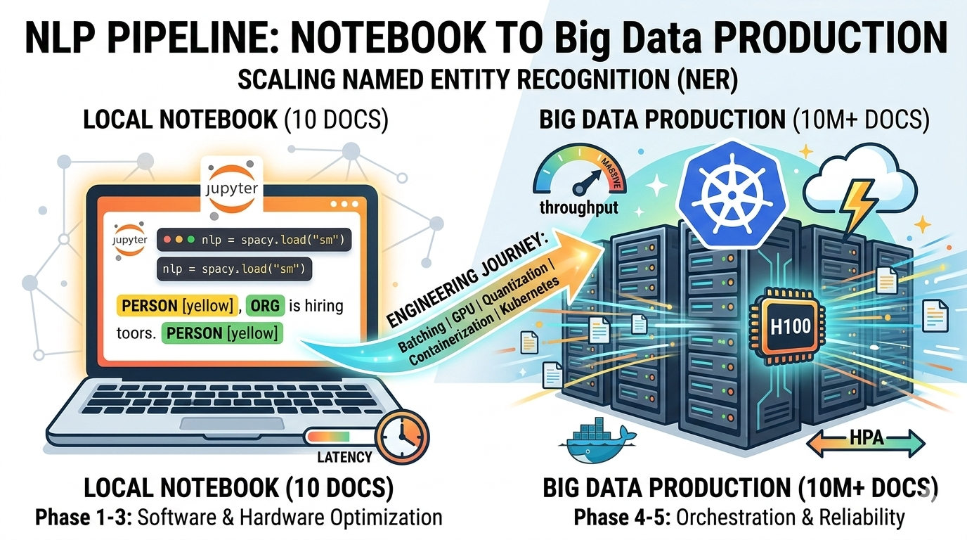 From Notebook to Nightmare: The Hidden Complexity of Scaling NER