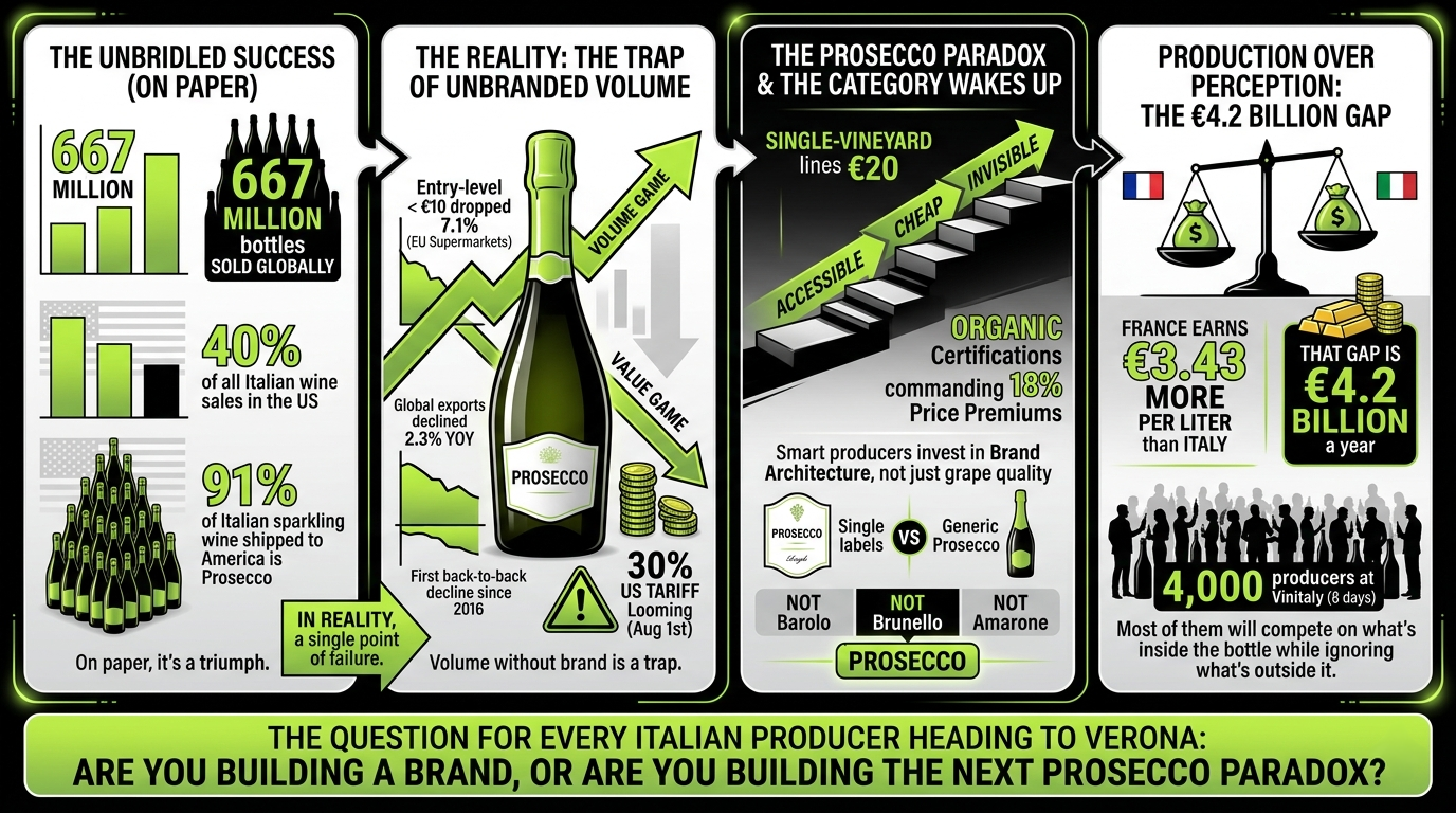 The Prosecco Paradox: How Italy’s Greatest Wine Success Is Becoming Its Biggest Liability