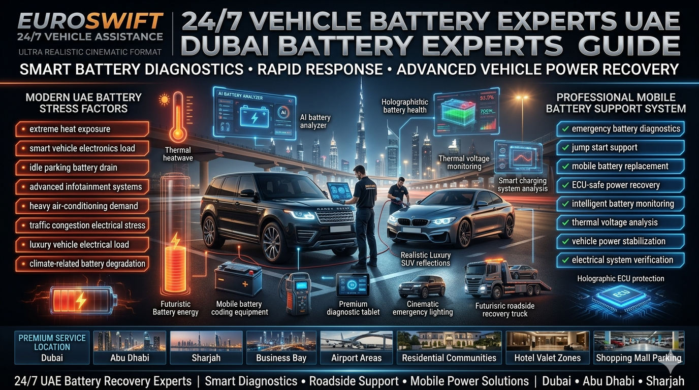 EuroSwift 24/7 Vehicle Assistance Dubai Battery Experts Guide
