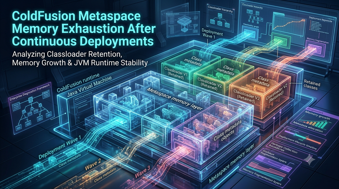 ColdFusion Metaspace Memory Exhaustion After Continuous Deployments