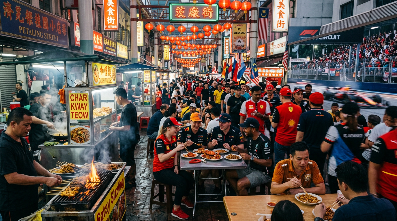 How to Pair Hawker Food and F1: A Chinatown Race Guide