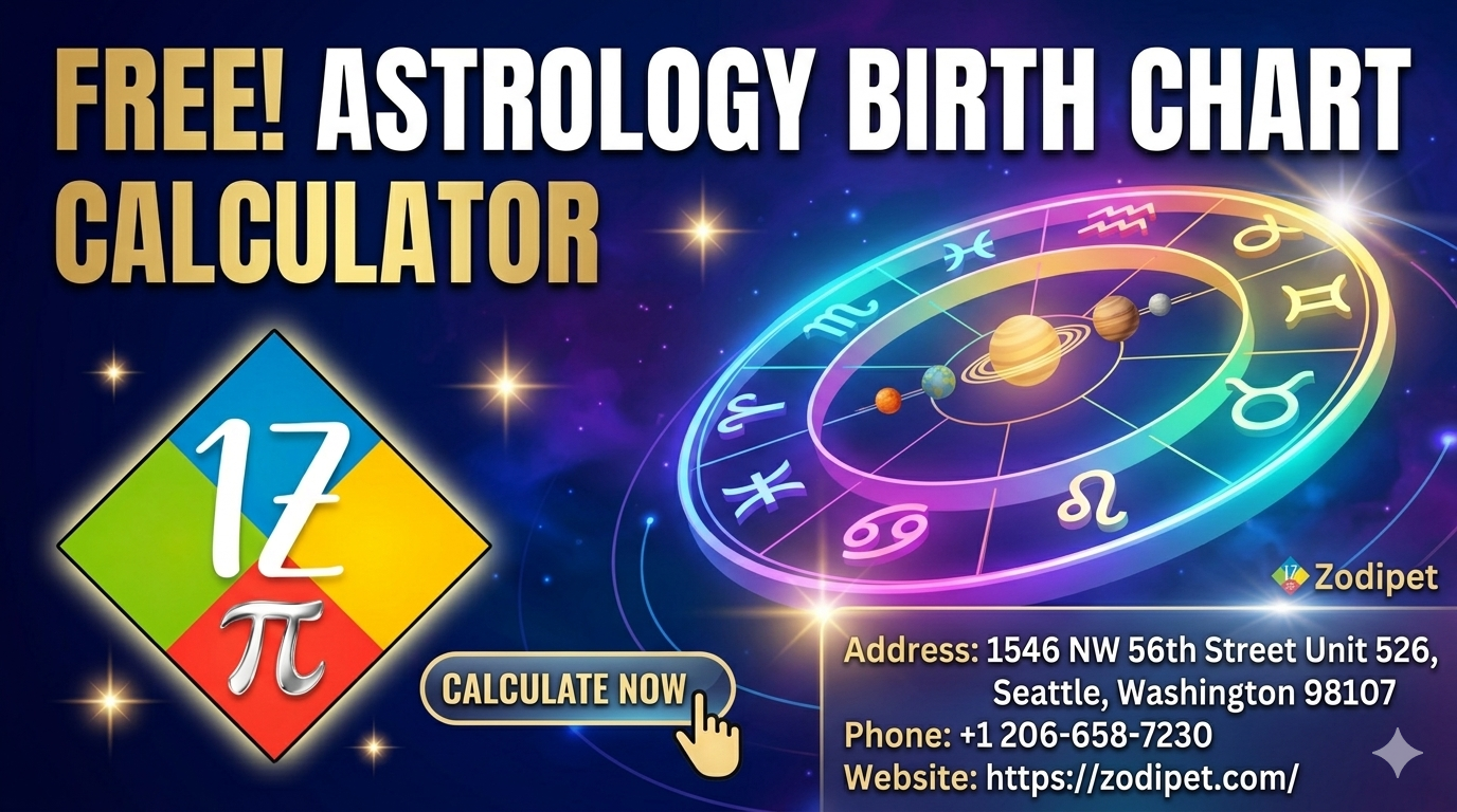 The Ultimate Astrology Birth Chart Calculator: Decode Your Cosmic Blueprint and Chinese Zodiac…