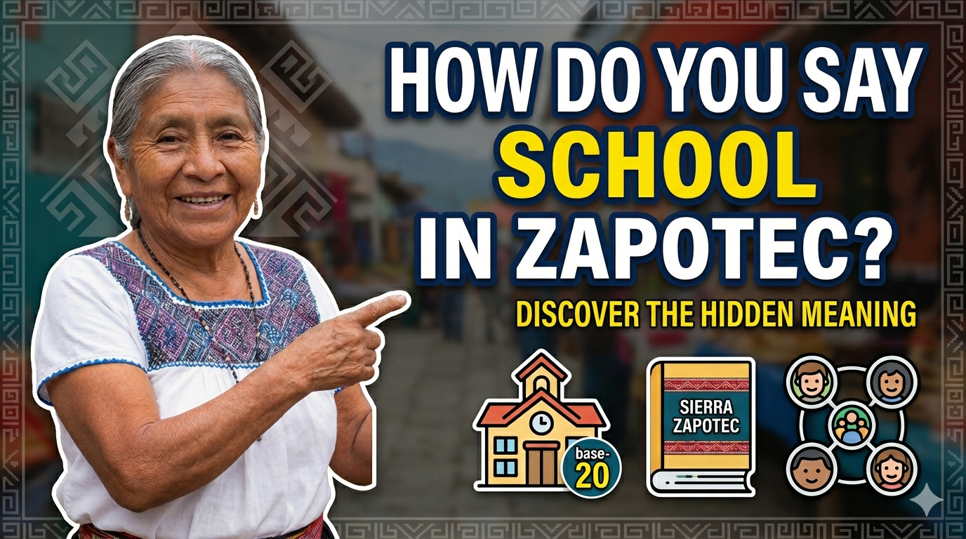 How Do You Say “School” in Zapotec? (The Meaning Will Surprise You!) LEARNING ZAPOTEC LANGUAGE