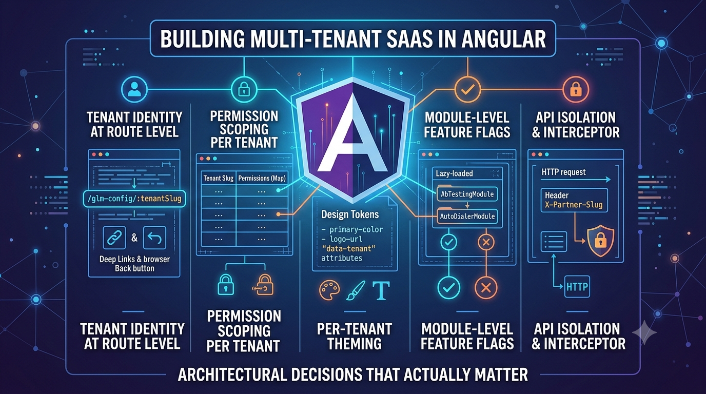 Building a Multi-Tenant SaaS in Angular: The Architecture Decisions That Actually Matter